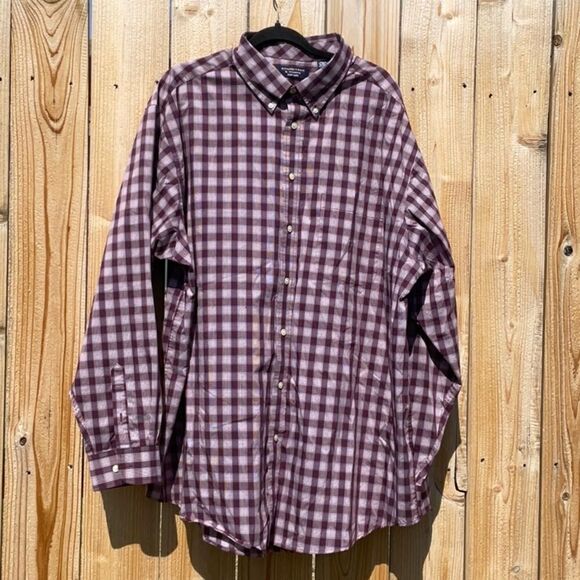 🔥 Take 50% OFF- RoundTree&Yorke Men’s Dress Shirt, Size-3XT - Picture 1 of 8